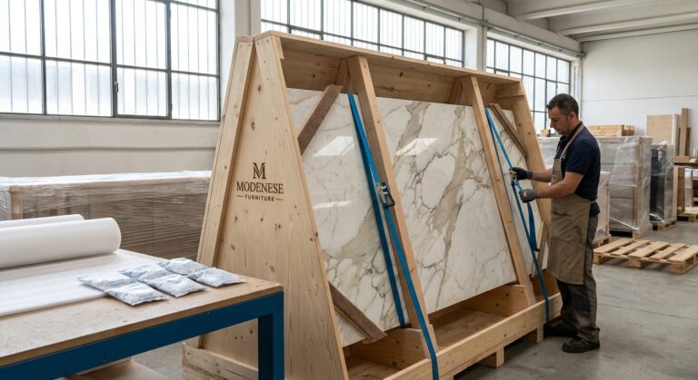 The Unbreakable Promise: How Modenese Furniture Masters Crafting for Nigeria-Bound Marble and Glass
