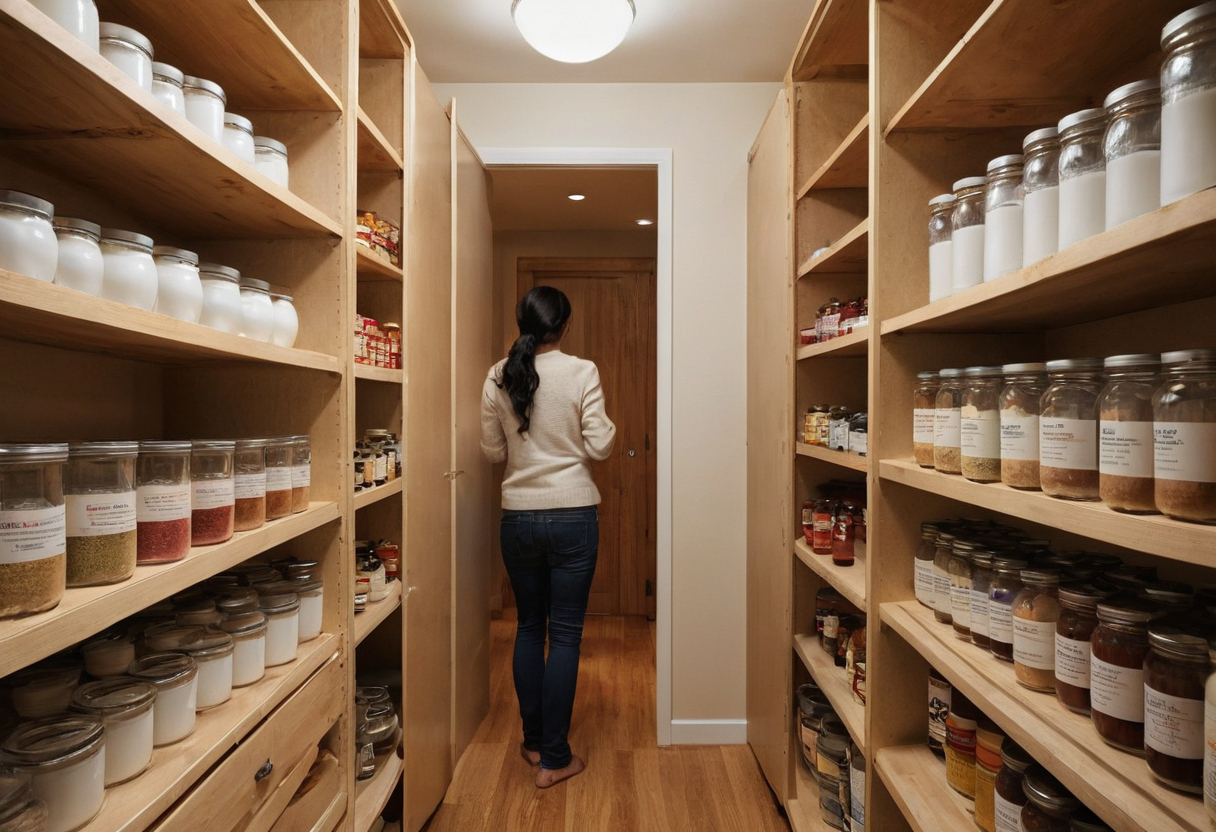 Built-in and freestanding pantry units must meet load, anchoring, and ventilation requirements editorial visual
